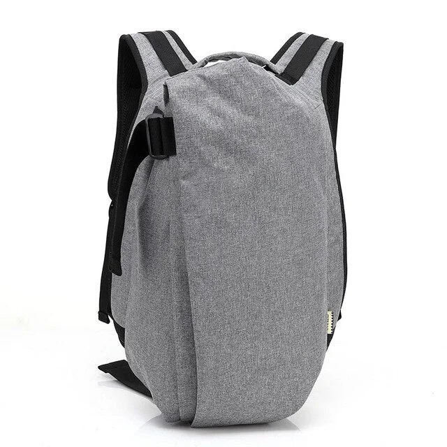 Fashionable canvas backpack for trendy college students -Men's Oxford Trendy Fashion Modern 15" Laptop Backpack with USB Charging