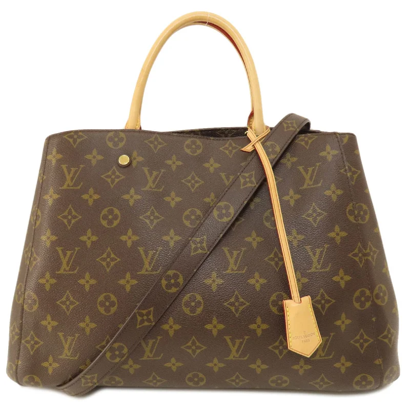 Handle bags with rugged canvas for outdoors -Louis Vuitton  Monogram Monogram Canvas Tote Bag (Pre-Owned)