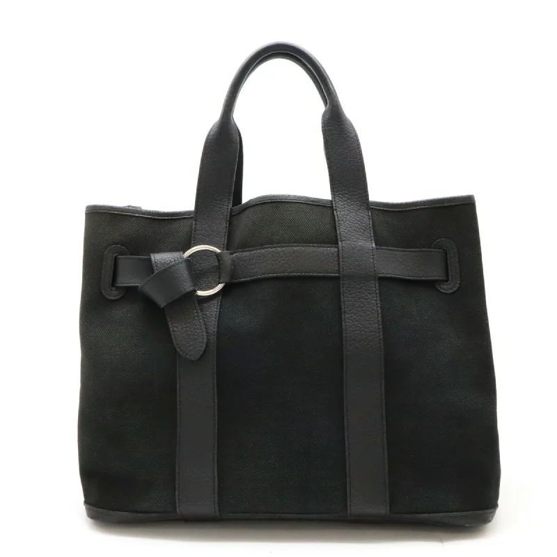 Handle bags with holiday themes for festivities -Hermes  Canvas Handbag Tote Bag (Pre-Owned)