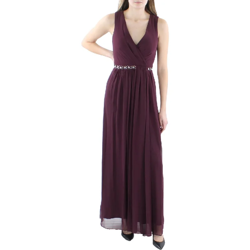 Formal Dresses for Occasions -Eliza J Womens Chiffon Long Evening Dress