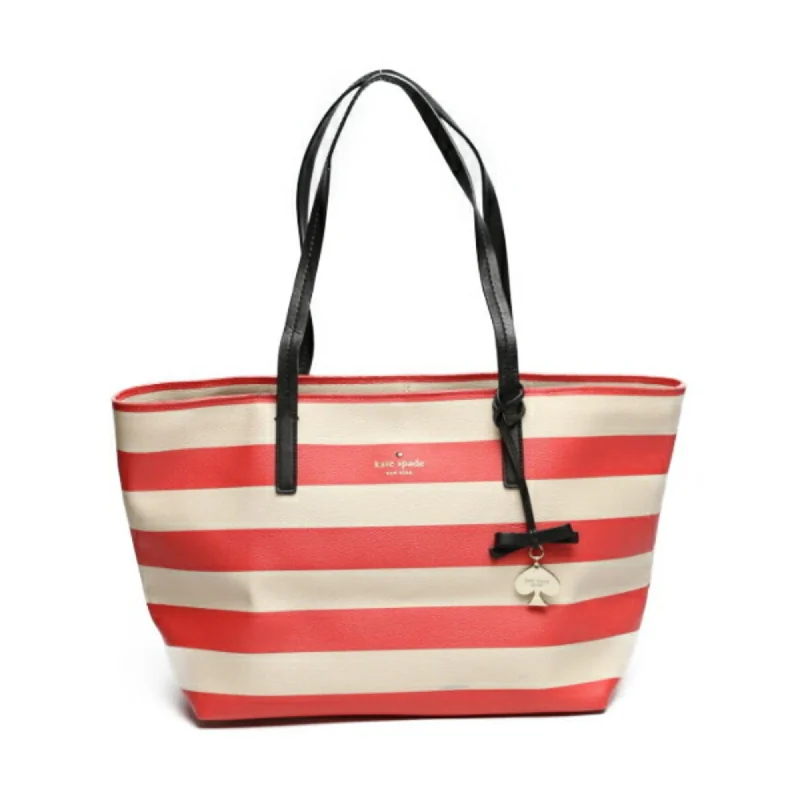 Cotton handle bags for lightweight casual wear -Kate Spade   Color Pvc Leather Tote Bag (Pre-Owned)