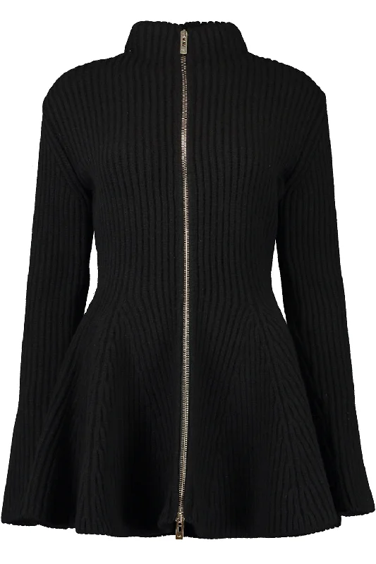 Date - night cardigan for a romantic evening -Peplum Cardigan