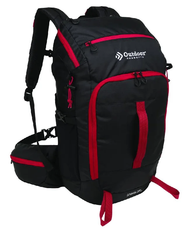 Modern backpack with RFID-blocking card protection -Shasta 35L Hiking Internal Frame Outdoor Backpack