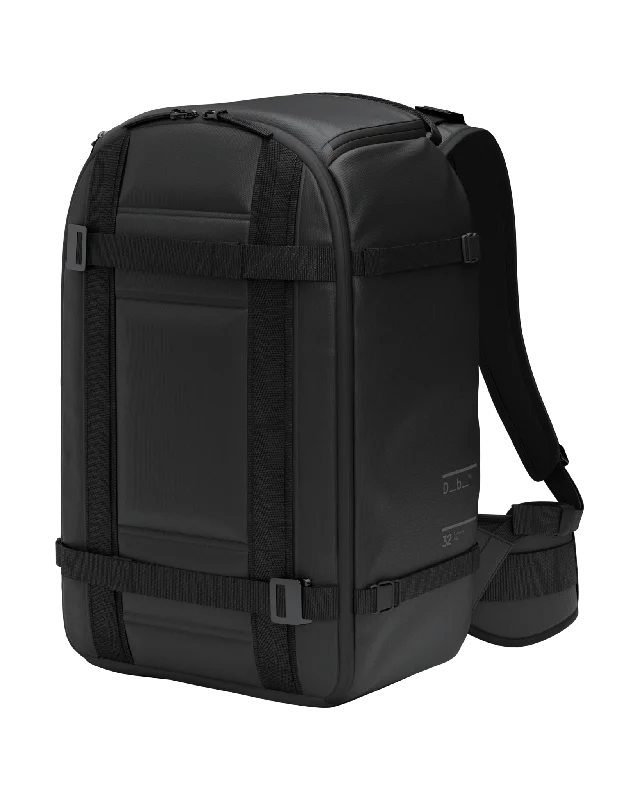 Brightly colored backpack for easy group spotting -Ramverk Pro Backpack 32L Black Out