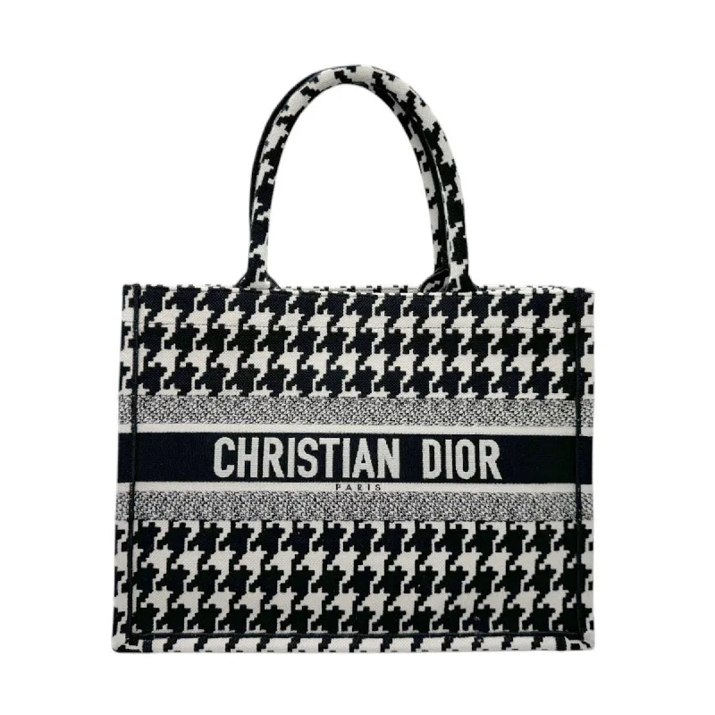 Handle bags with soft leather for luxury -Christian Dior   Canvas Handbag Tote Bag (Pre-Owned)