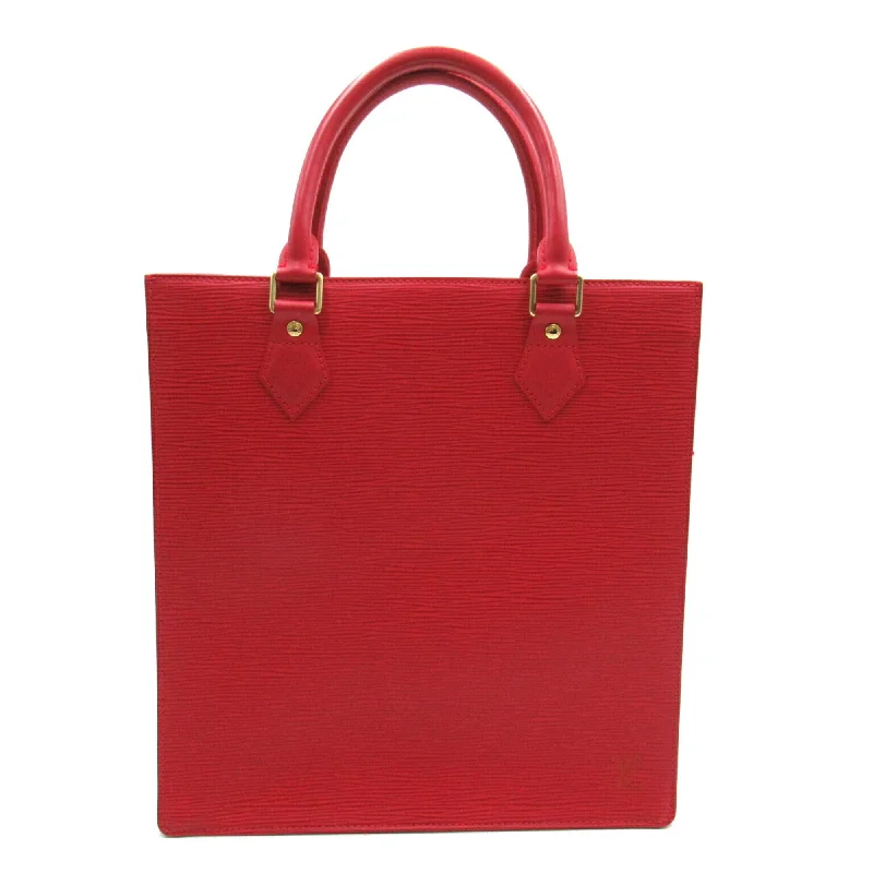 Handle bags with vegan suede for softness -Louis Vuitton Epi  Color Rouge Epi Leather Tote Bag (Pre-Owned)