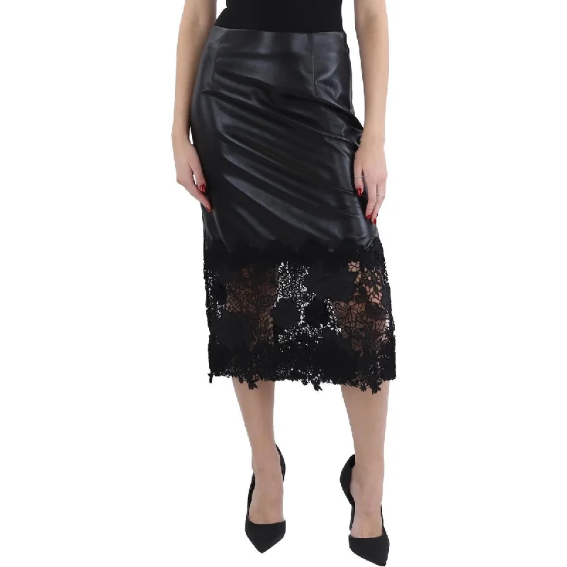 Evening Dresses for Formal Events -Generation Love Womens Midi Lace Pencil Skirt