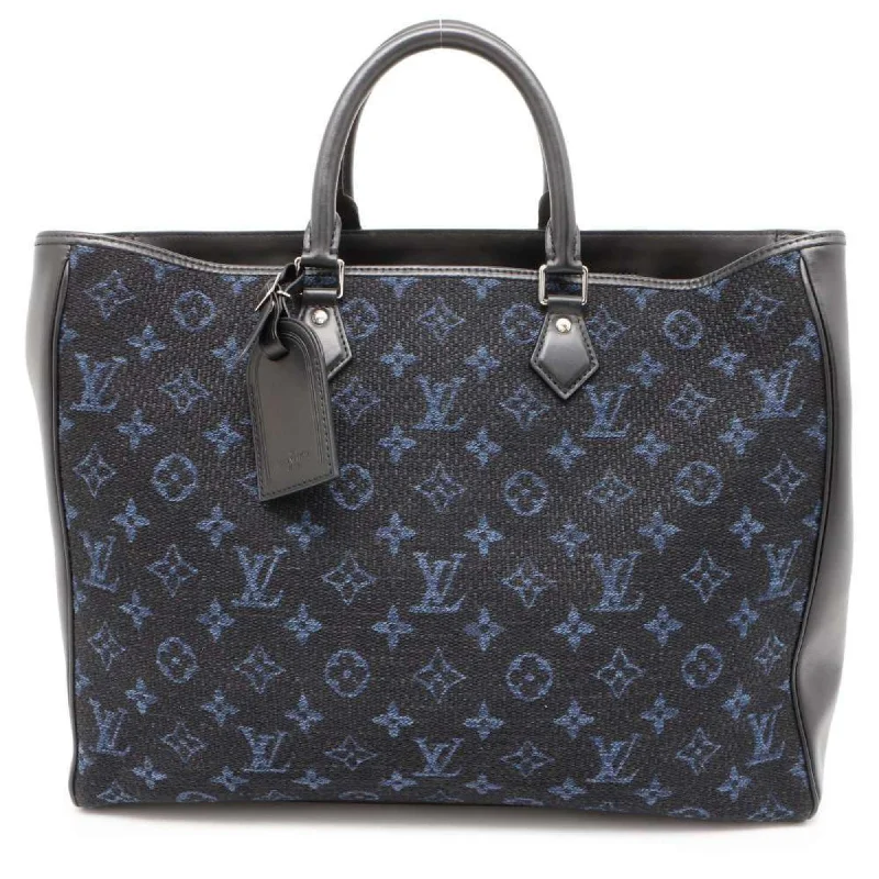 Handle bags with padded handles for comfort -Louis Vuitton Monogram  Noir Jacquard Tote Bag (Pre-Owned)