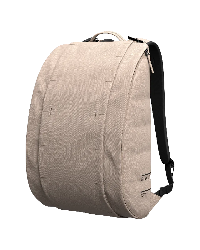 Travel backpack with detachable daypack feature -Hugger Base Backpack 15L Fogbow Beige