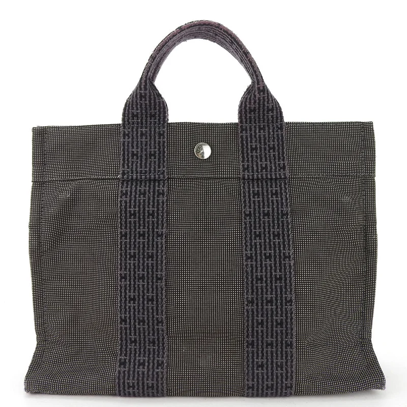 Handle bags with sleek silhouettes for fashion -Hermes Her Line  Canvas Tote Bag (Pre-Owned)