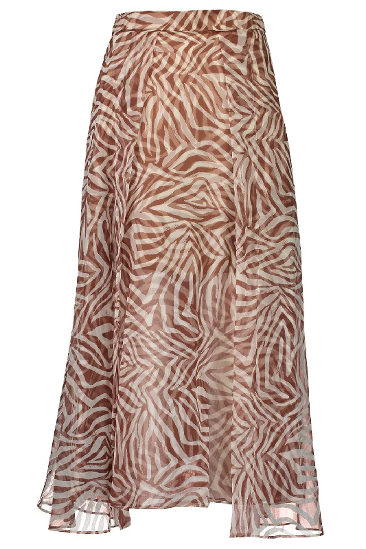 Ethnic Dresses with Tribal Design -Abstract Layered Skirt