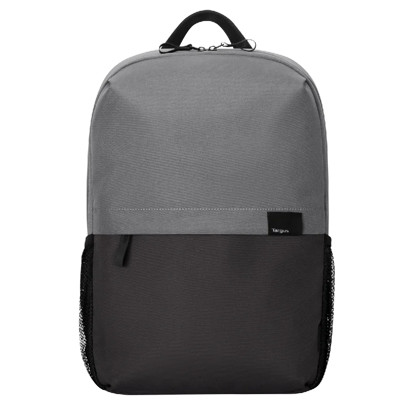 Fashionable leather backpack for weekend getaway chic -15.6" Sagano EcoSmart Campus Backpack - Grey