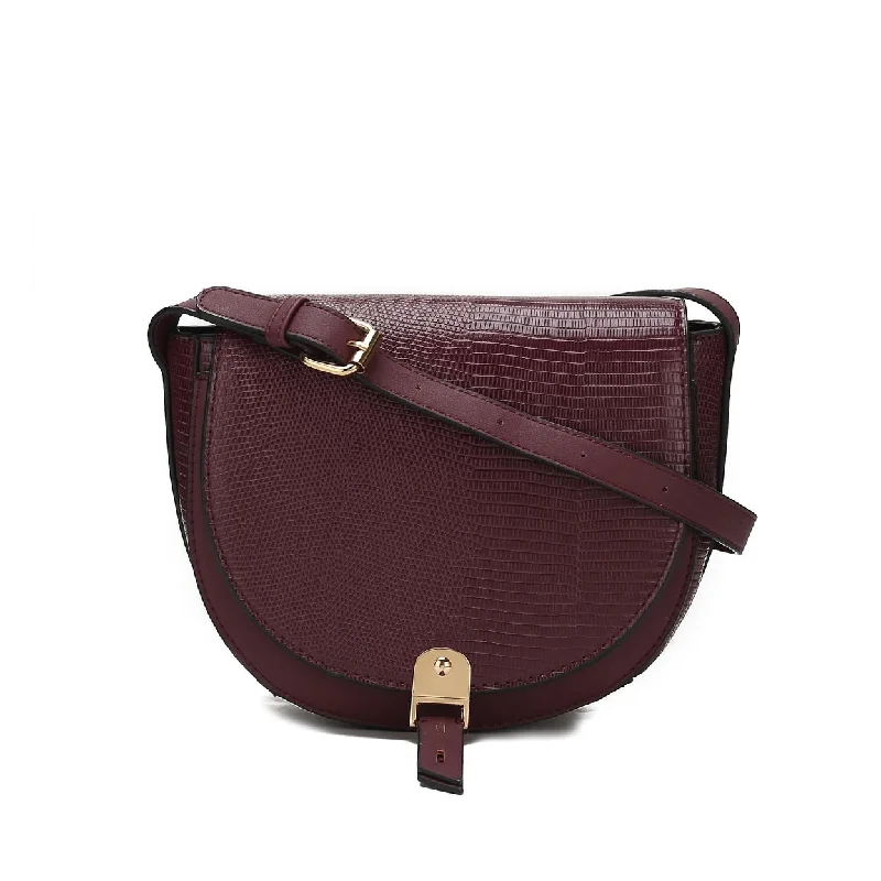 Handle bags with lightweight fabric for ease -Adalyn Embossed Crossbody Bag