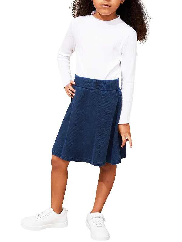 Sequined Dresses for Sparkle -Jay Basic Angel Denim Wash Skirt