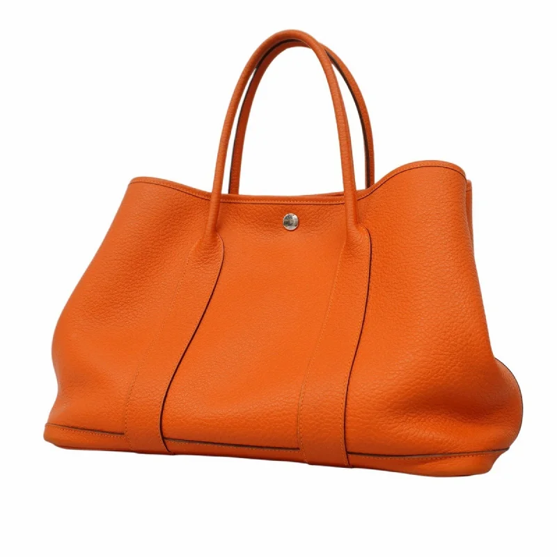 Handle bags with suede accents for texture -Hermes  Country Leather Tote Bag (Pre-Owned)