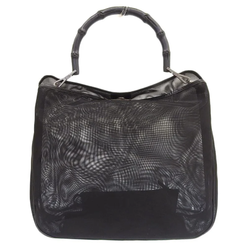 Handle bags with side pockets for organization -Gucci  Mesh Handbag Tote Bag (Pre-Owned)