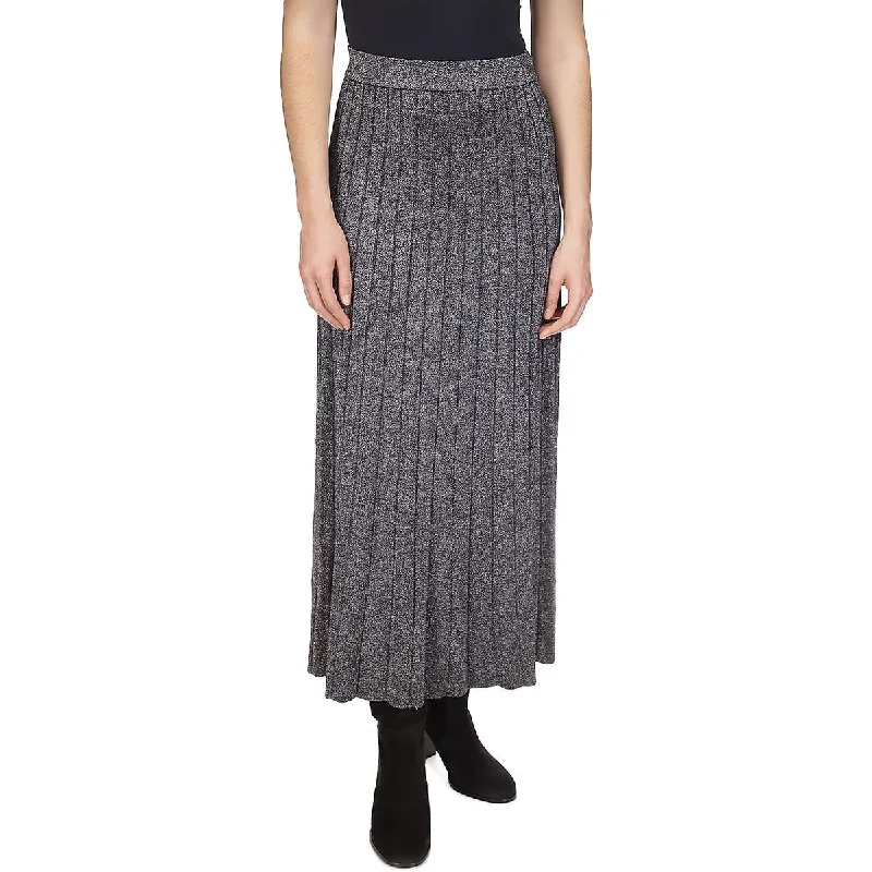 Gray Dresses for Subtle -MICHAEL Michael Kors Womens Textured Long Maxi Skirt