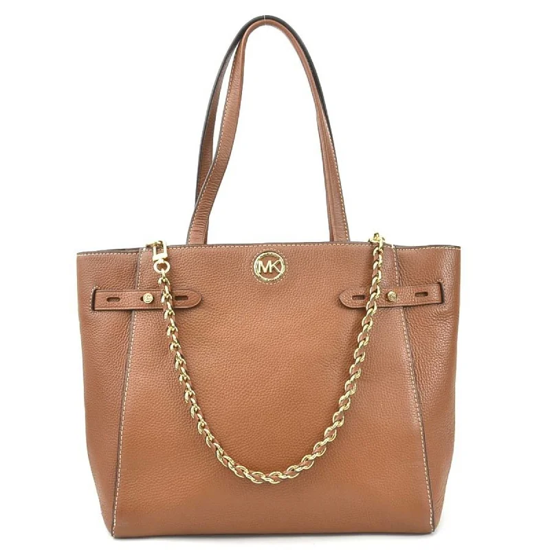 Handle bags with neutral leather for elegance -Michael Kors  Leather Shoulder Bag Tote Bag (Pre-Owned)