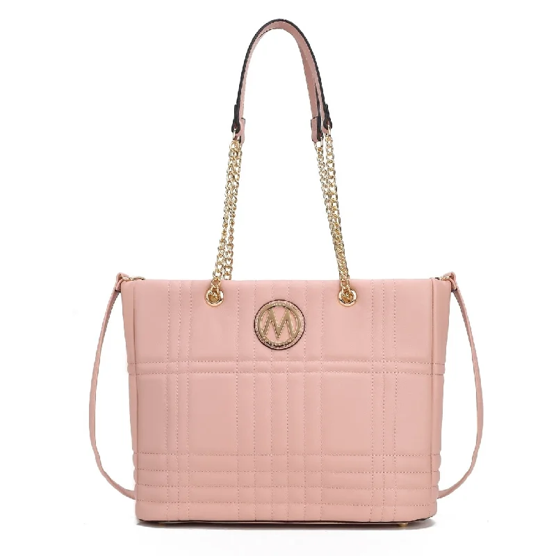 Handle bags with monogram designs for personalization -Alyne Tote Bag