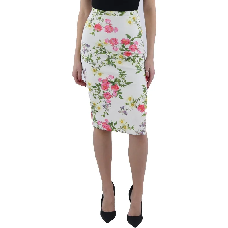 Celtic Dresses with Knotwork -Guess by Marciano Womens Leonora Floral Midi Pencil Skirt