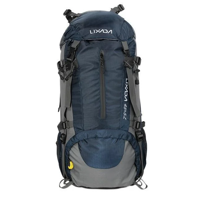 Eco-conscious backpack with sustainable fabric choices -Lixada 50L Outdoor Sport Hiking Camping Backpack