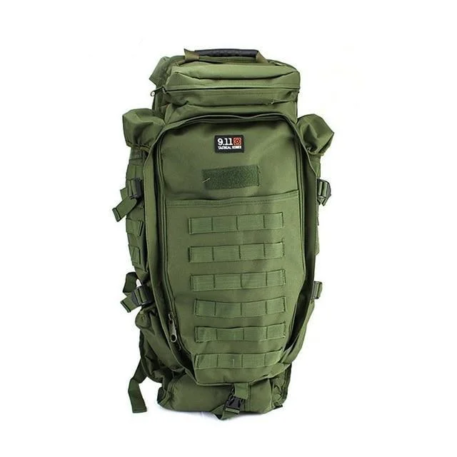 Laptop-friendly backpack for tech-savvy travelers -60L Military Molle Tactical Army Backpack with Waist Strap