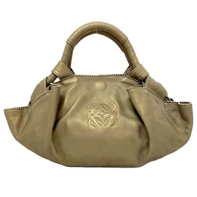 Handle bags with sturdy canvas for longevity -Loewe Nappa Aire  Leather Nappa Leather Handbag Tote Bag (Pre-Owned)