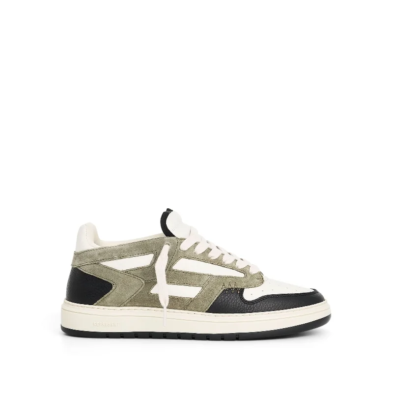 Fashion-forward backpack for bold street style -Reptor Low Sneaker in Khaki/Black