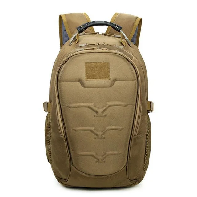 Affordable student backpack for heavy school books -20L Military Molle Tactical Backpack with USB Charging