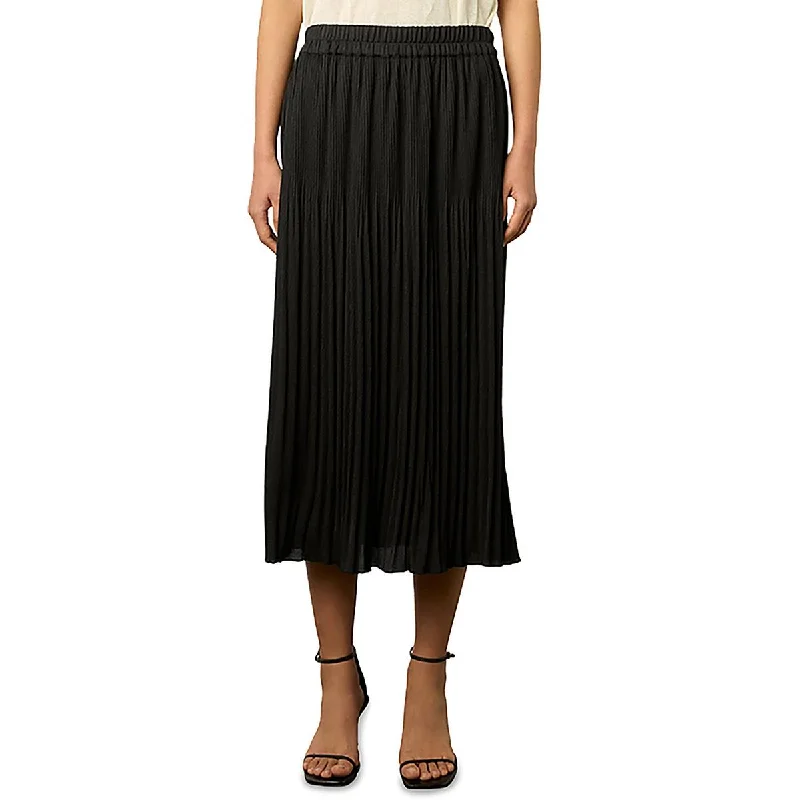 Striped Dresses for Fashionable -Gerard Darel Womens Ruffled Casual Midi Skirt