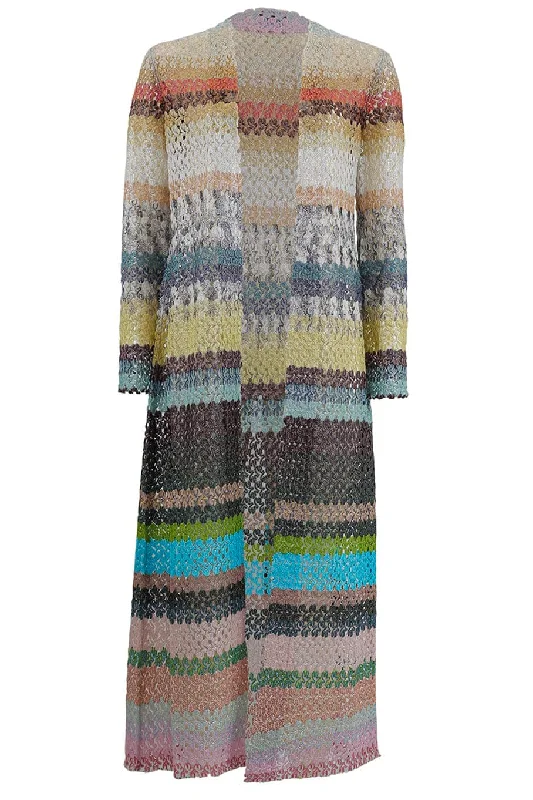 Friends - meeting cardigan for a casual get - together -Long Cardigan