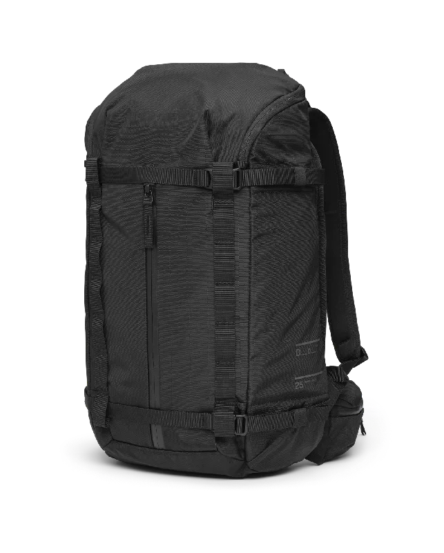 Expandable travel backpack for extra souvenir space -Backcountry Backpack 25L Black Out