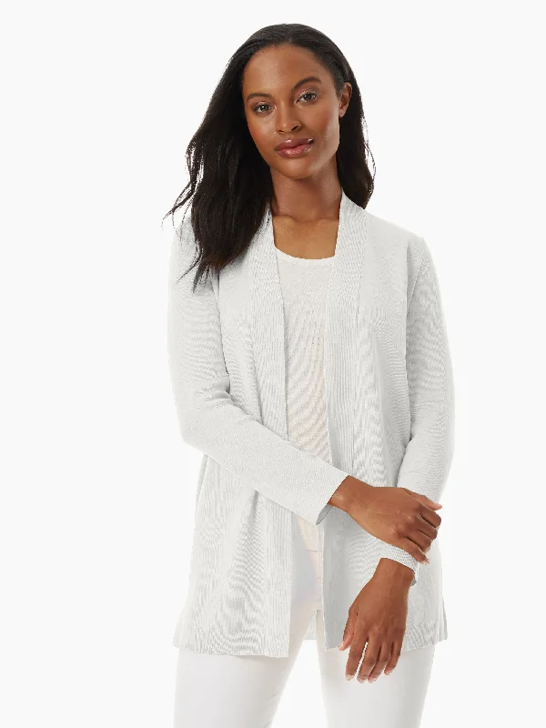 Elegant - cardigan for formal occasions -Open Front Icon Cardigan