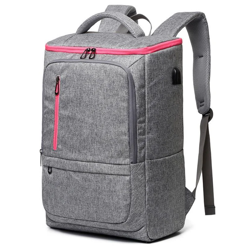 Multi-use backpack for gym and office needs -Women's Large Capacity Gym Backpack with USB Charging