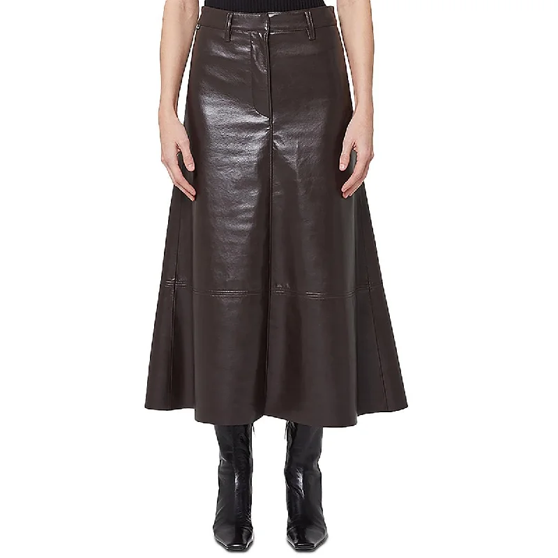 Black Dresses for Versatile -Citizens of Humanity Womens Leather Casual Midi Skirt