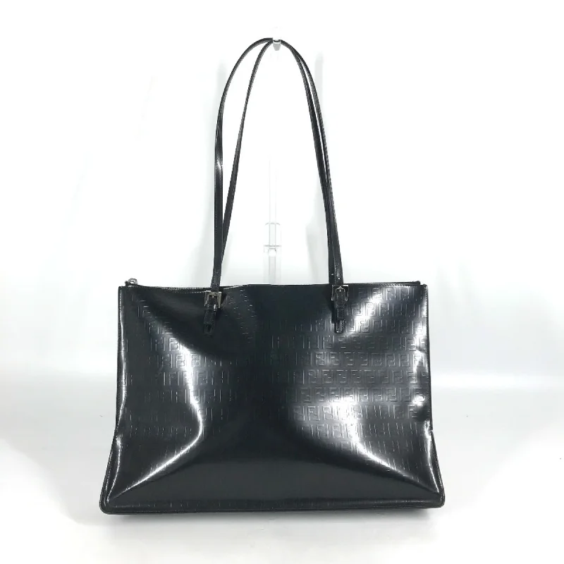 Handle bags with side pockets for organization -Fendi  Leather Shoulder Bag Tote Bag (Pre-Owned)