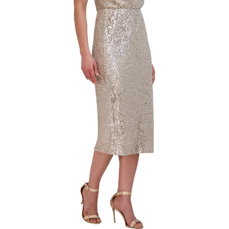 Embroidered Dresses for Detailed -BCBGMAXAZRIA Womens Sequined Long Maxi Skirt