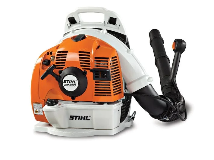 Bright orange backpack for outdoor visibility needs -BR 350 Z Backpack Blower (GAS)