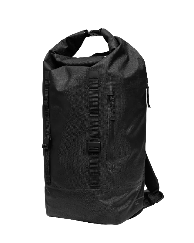 Waterproof roll-top backpack for kayaking adventures -Essential Rolltop Backpack 32L Black Out