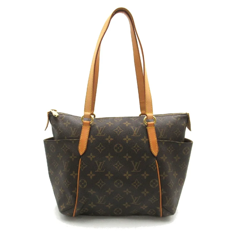 Leather handle bags for elegant daily carry -Louis Vuitton  Monogram Monogram Tote Bag (Pre-Owned)