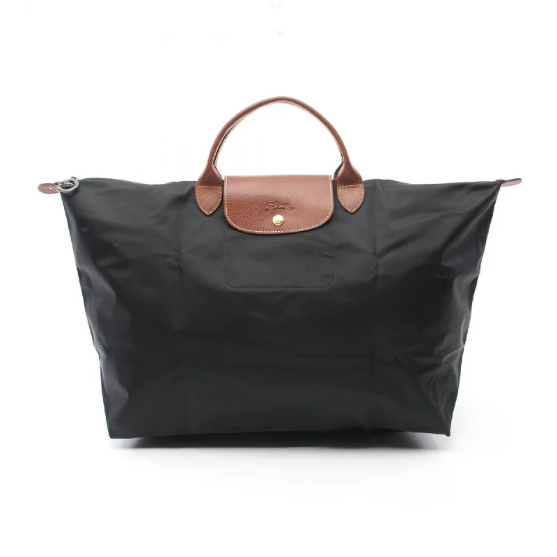 Handle bags with thick handles for support -Longchamp   Nylon Leather Tote Bag