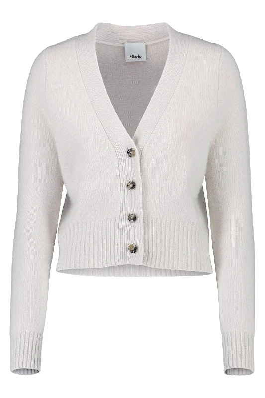 Weekend - cardigan for relaxed outings -V-Cardigan - Ivory