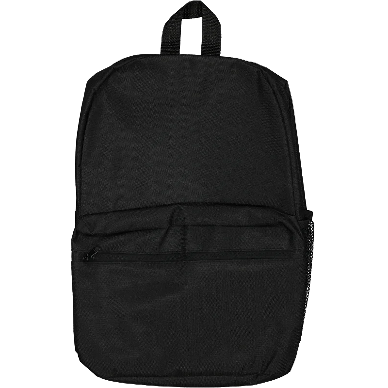 Durable travel backpack with reinforced stitching strength -Black Large Backpack