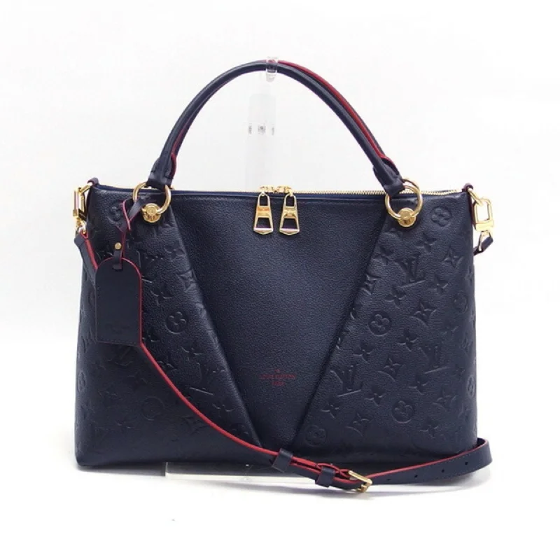 Handle bags with eco-friendly bamboo handles -Louis Vuitton Monogram Empreinte   Navy Galle Marine Rouge Monogram Monogram Empreinte Handbag Shoulder Bag Tote Bag (Pre-Owned)