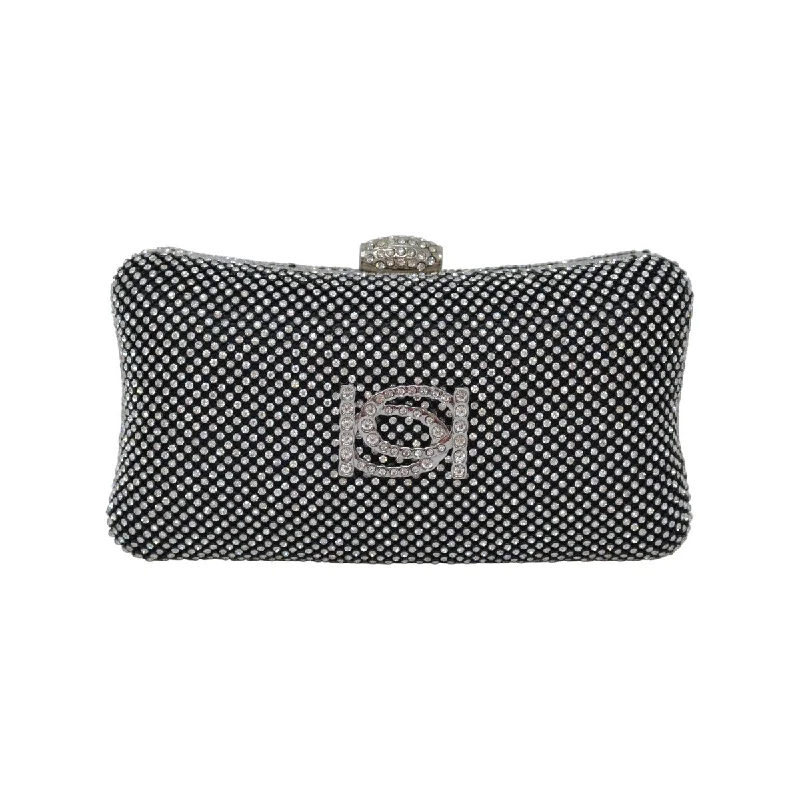 Handle bags with colorful handles for flair -Dianna Hardshell Diamond Clutch