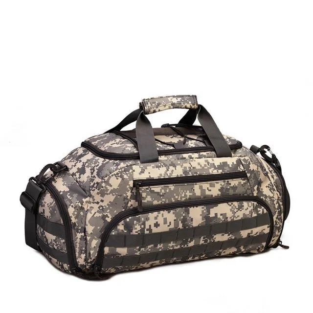 Foldable hiking backpack for ultralight trail use -35L Military Molle Tactical Duffel Backpack