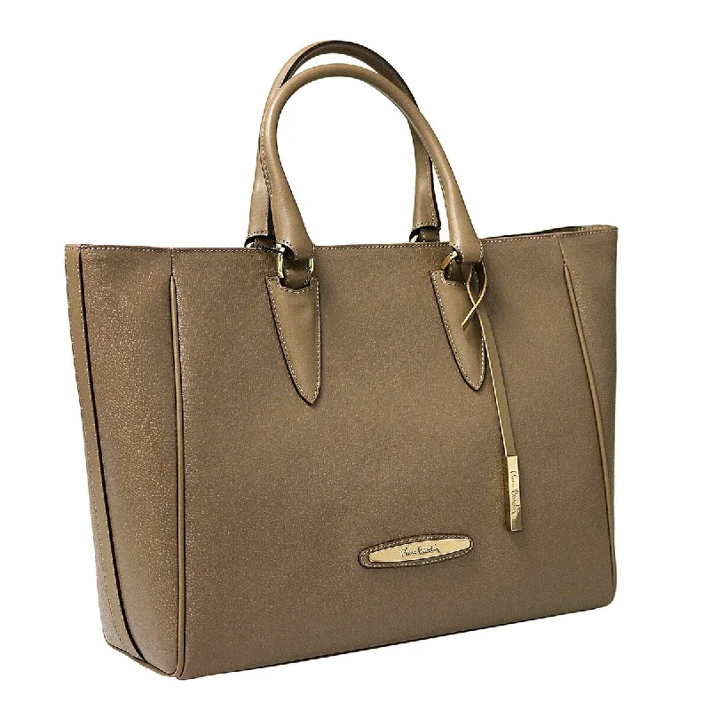 Handle bags with neutral tones for versatility -Pierre Cardin Leather for womens