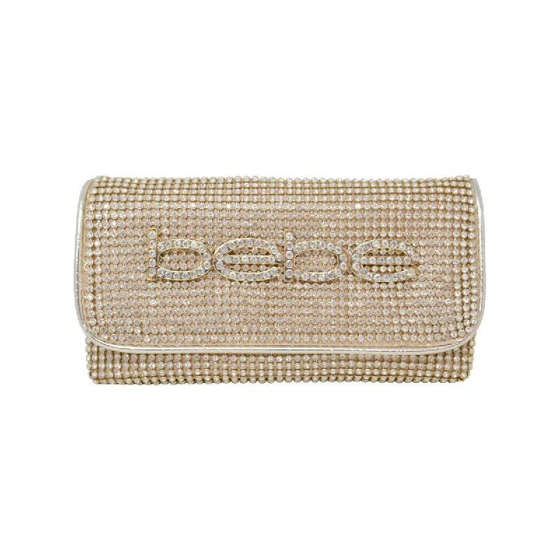 Handle bags with metallic finishes for shine -Zaza Flap Clutch