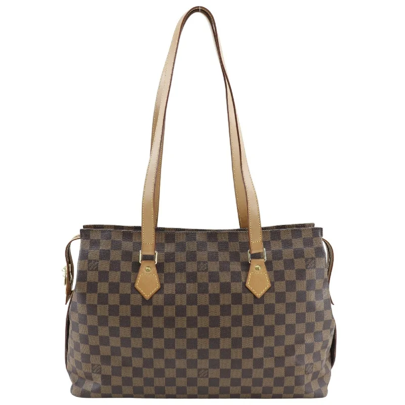 Handle bags with pastel colors for softness -Louis Vuitton  Damier Canvas Tote Bag (Pre-Owned)