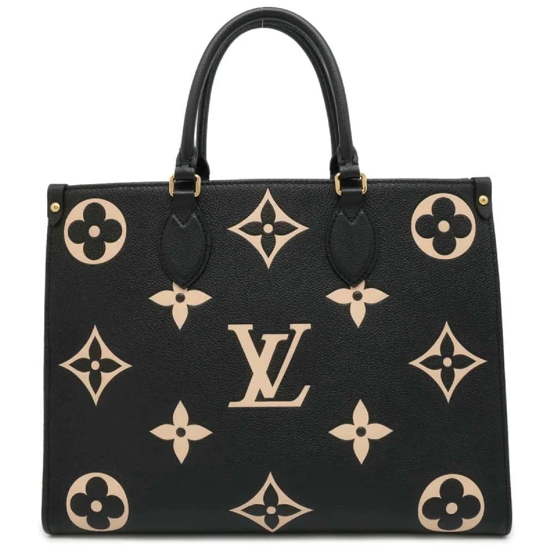 Handle bags with lightweight fabric for ease -Louis Vuitton Monogram Empreinte   Noir Monogram Empreinte Tote Bag (Pre-Owned)